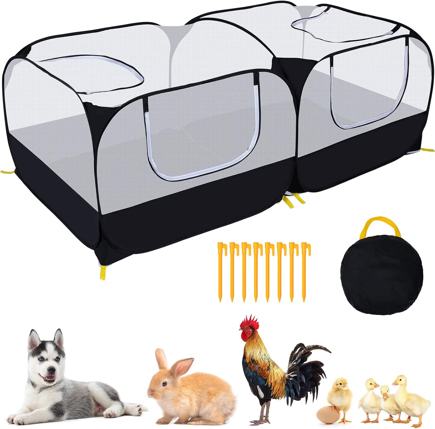 Small Animals Playpen for Puppies, Kittens, and Rabbits