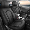 FREESOO Car Seat Covers Full Set - Breathable Faux Leather Protector