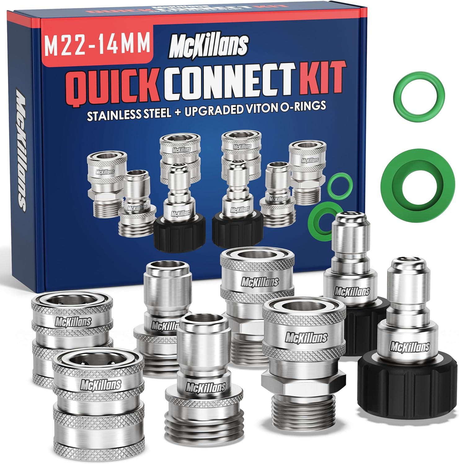 M22-14mm Pressure Washer Quick Connect Kit for Smooth Operation