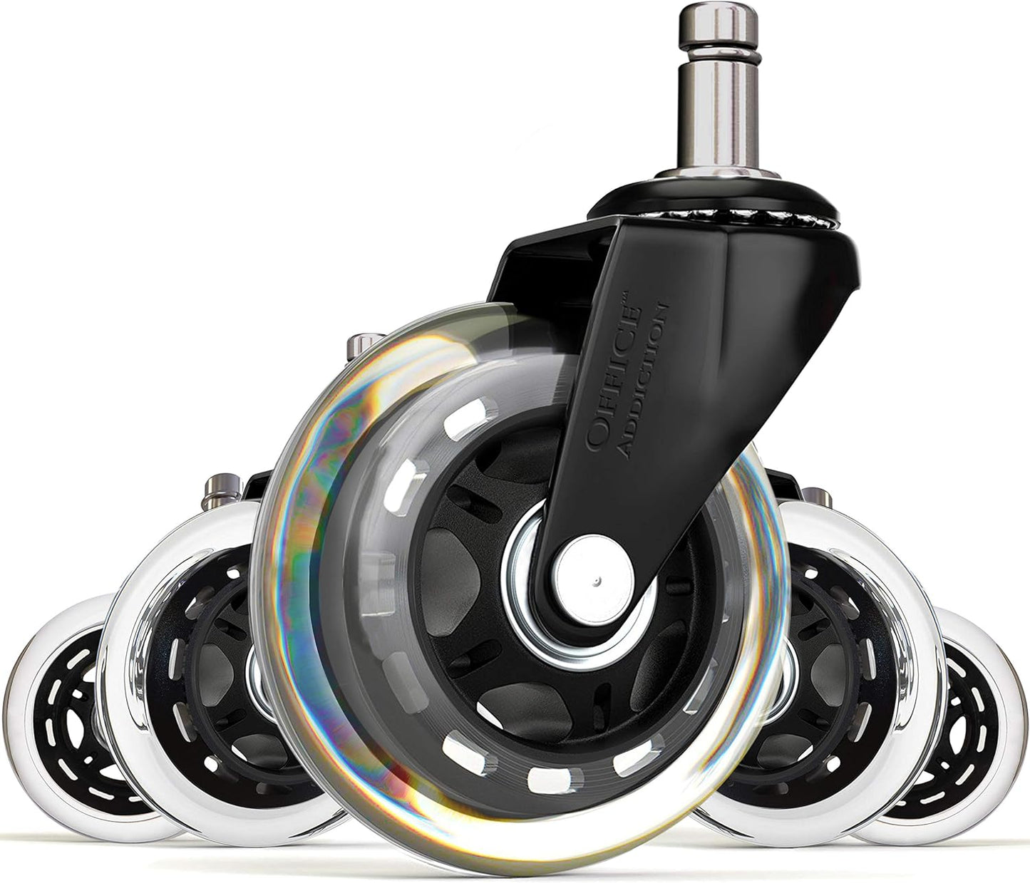 Office Addiction 3 Heavy-Duty Chair Wheels