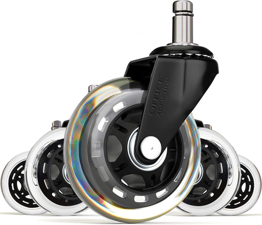 Office Addiction 3 Heavy-Duty Chair Wheels