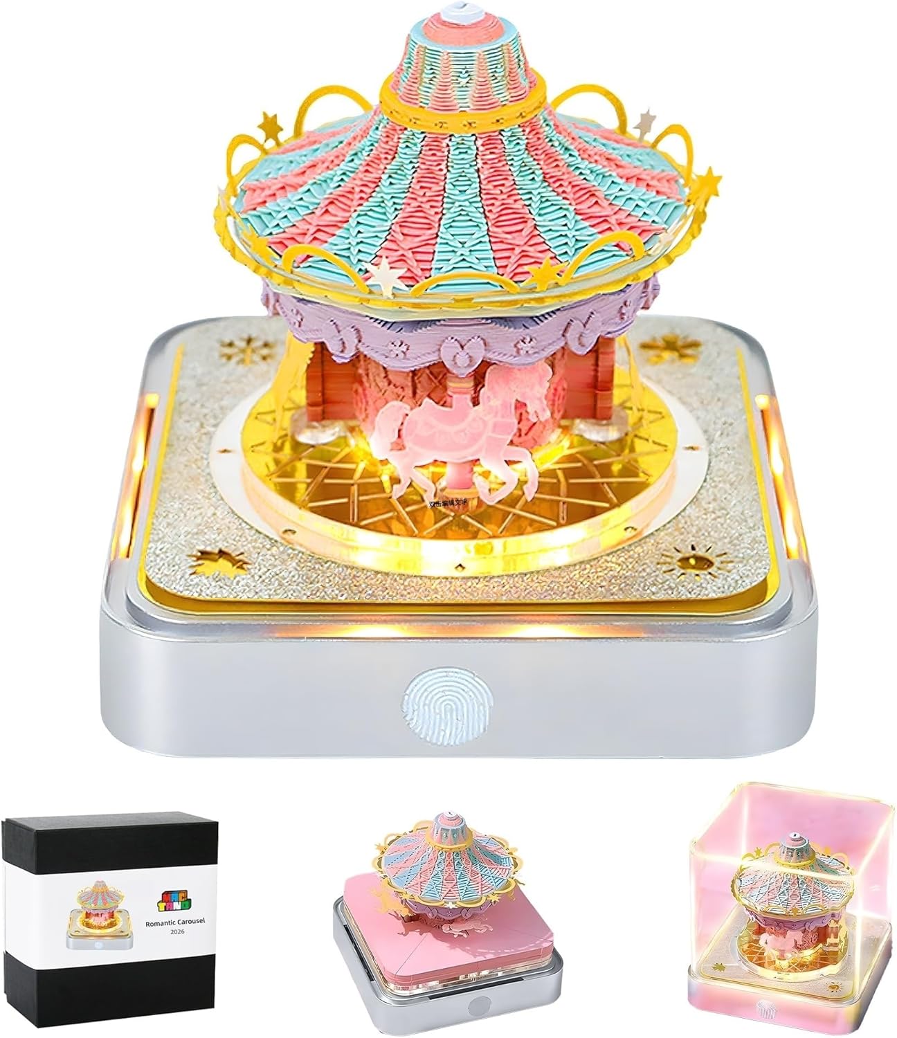 3D Art Calendar 2026 - Unique Memo Pad and Decorative Piece