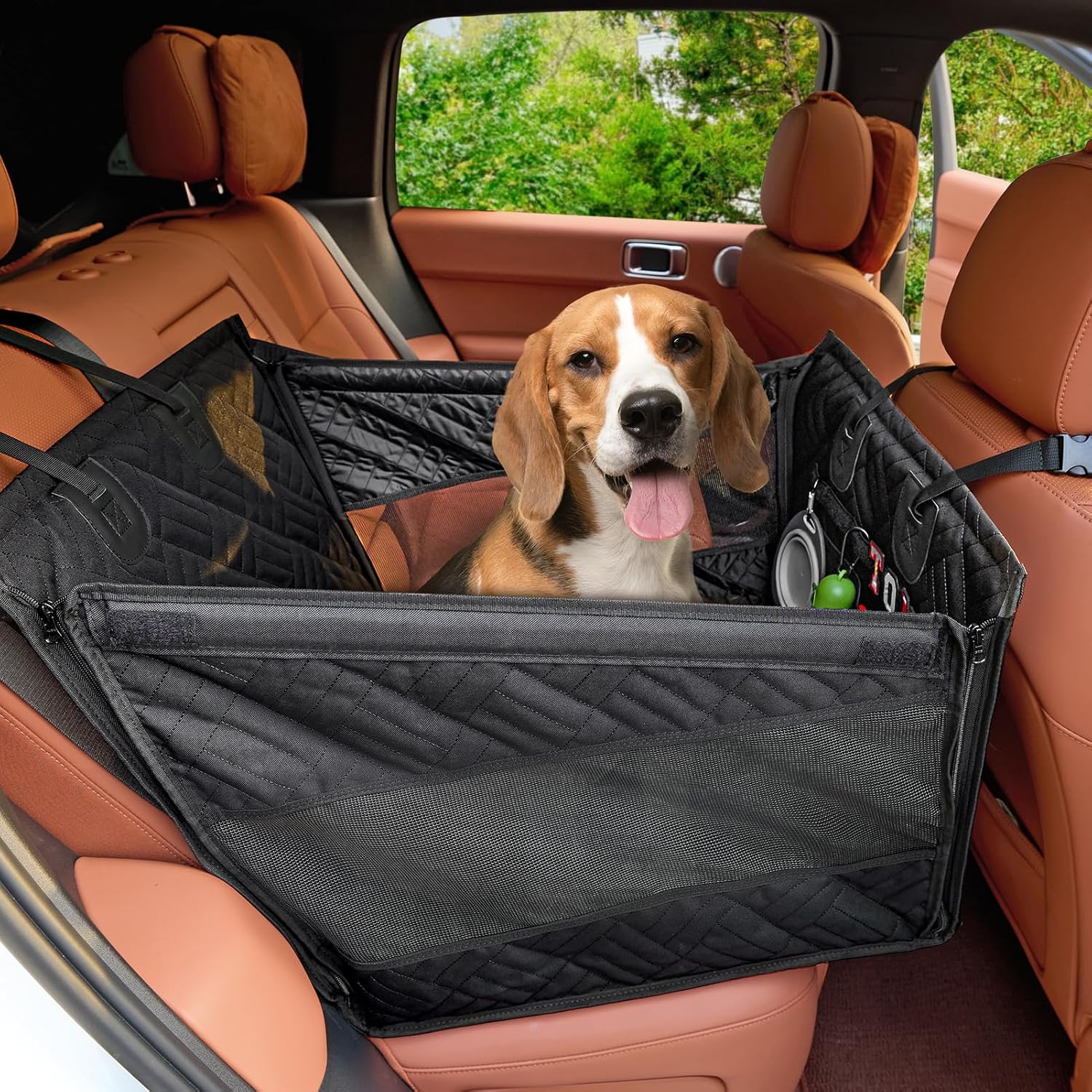 Kohree Dog Car Seat Cover for Small Dogs - Waterproof Hammock