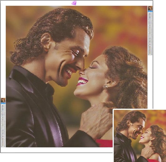Personalized Diamond Painting from Photo - Custom 5D DIY Kit