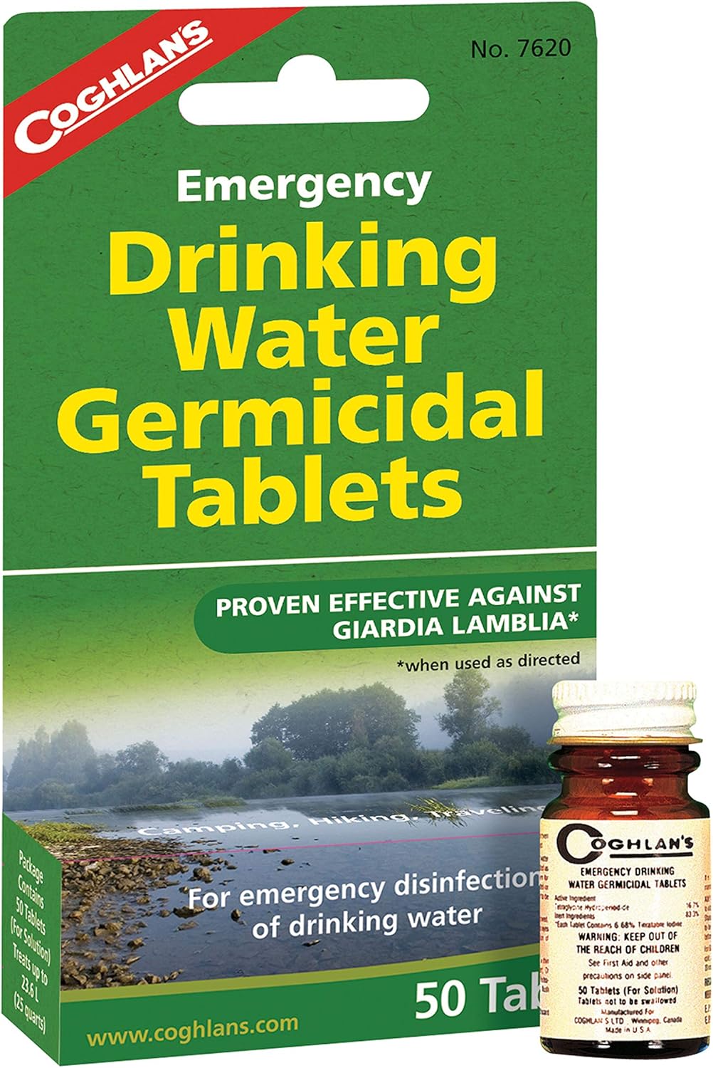 Compact Water Purification: Coghlan's Tablets