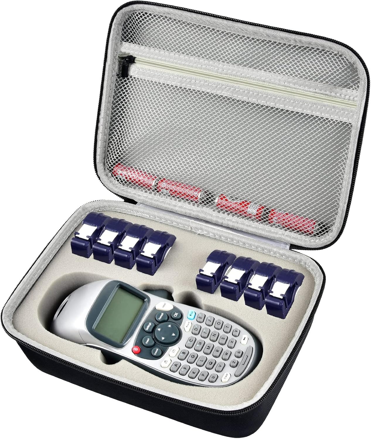 Grey Sponge Case for DYMO LetraTag LT-100H Label Maker