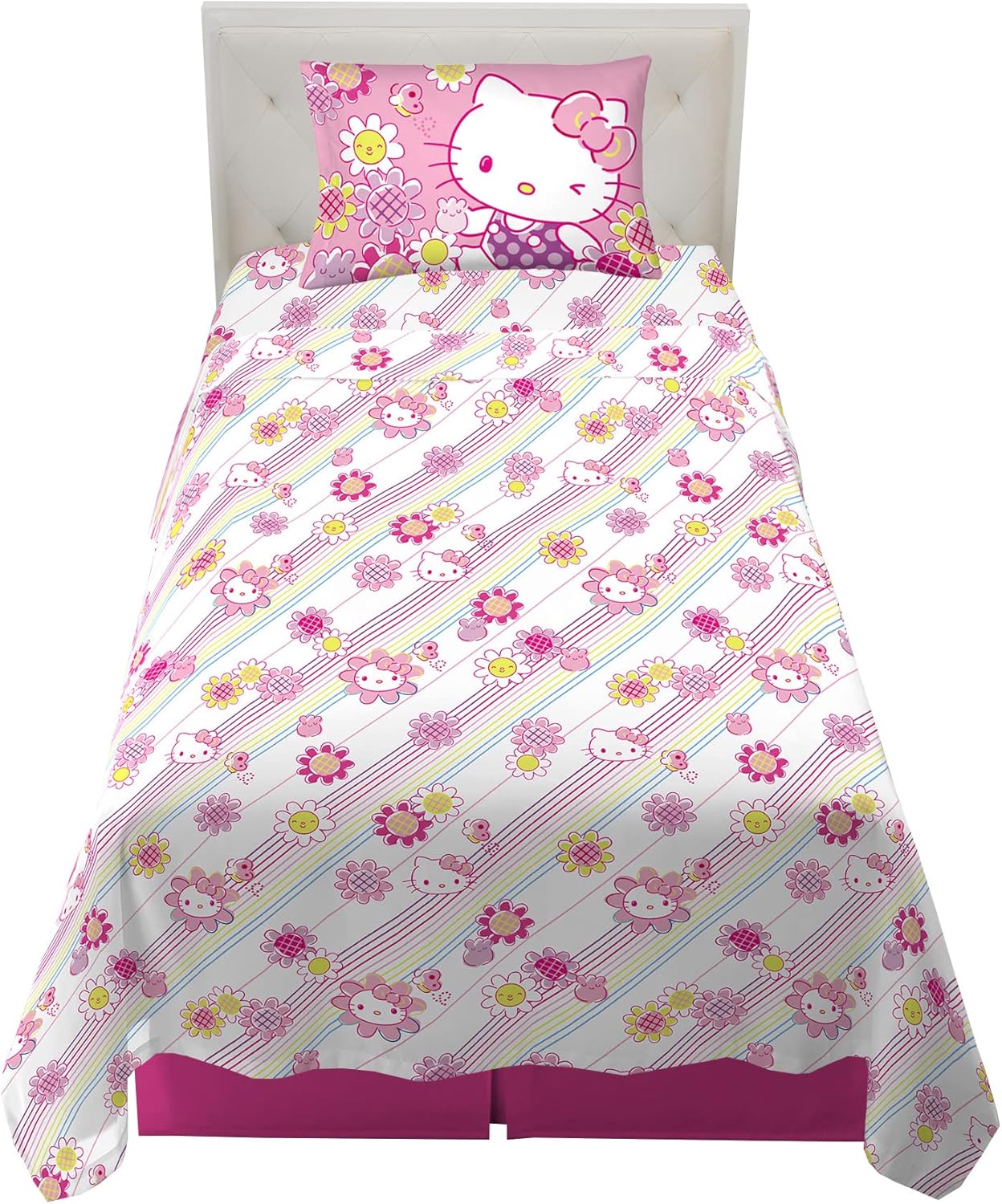 Hello Kitty Microfiber Sheet Set for Kids - Super Soft Bedding