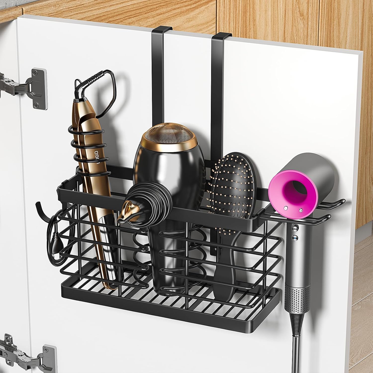 Universal Hair Tool Organizer - Stylish & Space-Saving!