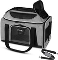 Petskd Top-Expandable Pet Carrier 17x11x9.5 in - Airline Approved Soft