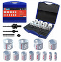 18pcs Bi-Metal Hole Saw Set 3/4in-2-3/4in - M42 Cobalt