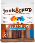 Bully Sticks 6ft for Dogs - Premium Odor Free 12 Pack