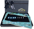 Bling License Plate Frames 2 Pack Rhinestone Frames - Gift Box Ready