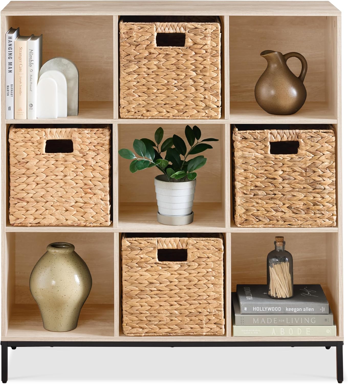 Best Choice Products 9-Cube Bookshelf for Stylish Storage