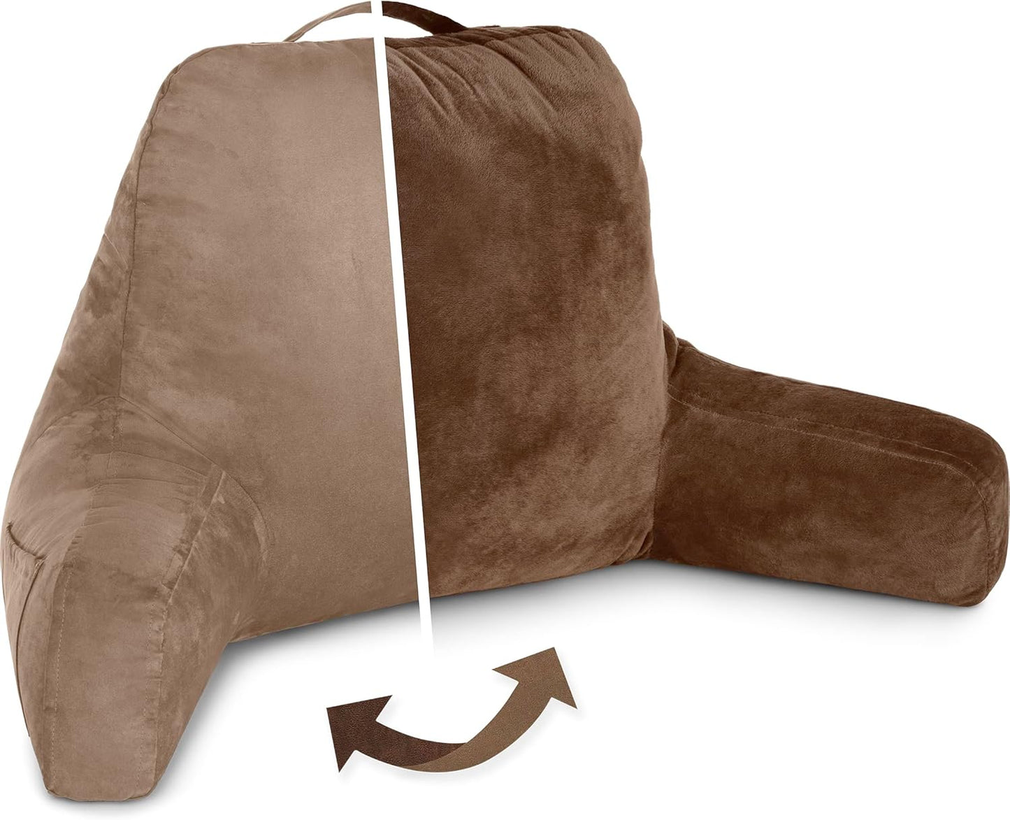 Husband Pillow Aspen Saddle Brown - Ultimate Back Support Pillow