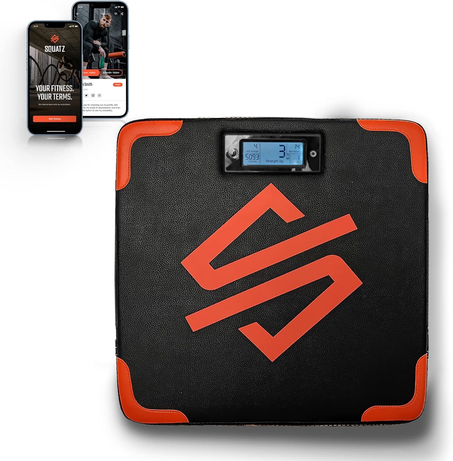 SQUATZ Portable Boxing Mat - Advanced Digital Counter for High-impact Workouts