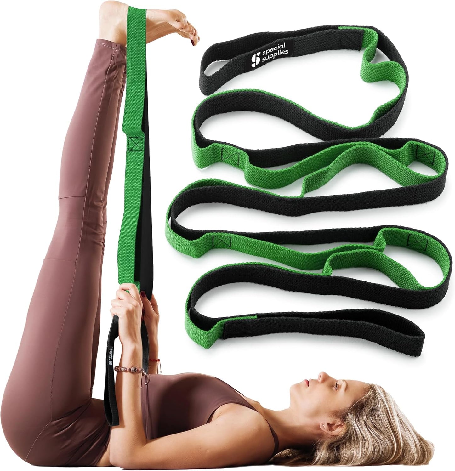 Stretch Further with Special Supplies Yoga Strap