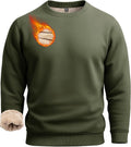 Boladeci Men's Sherpa Lined Crewneck Sweatshirt (Style BDY2)