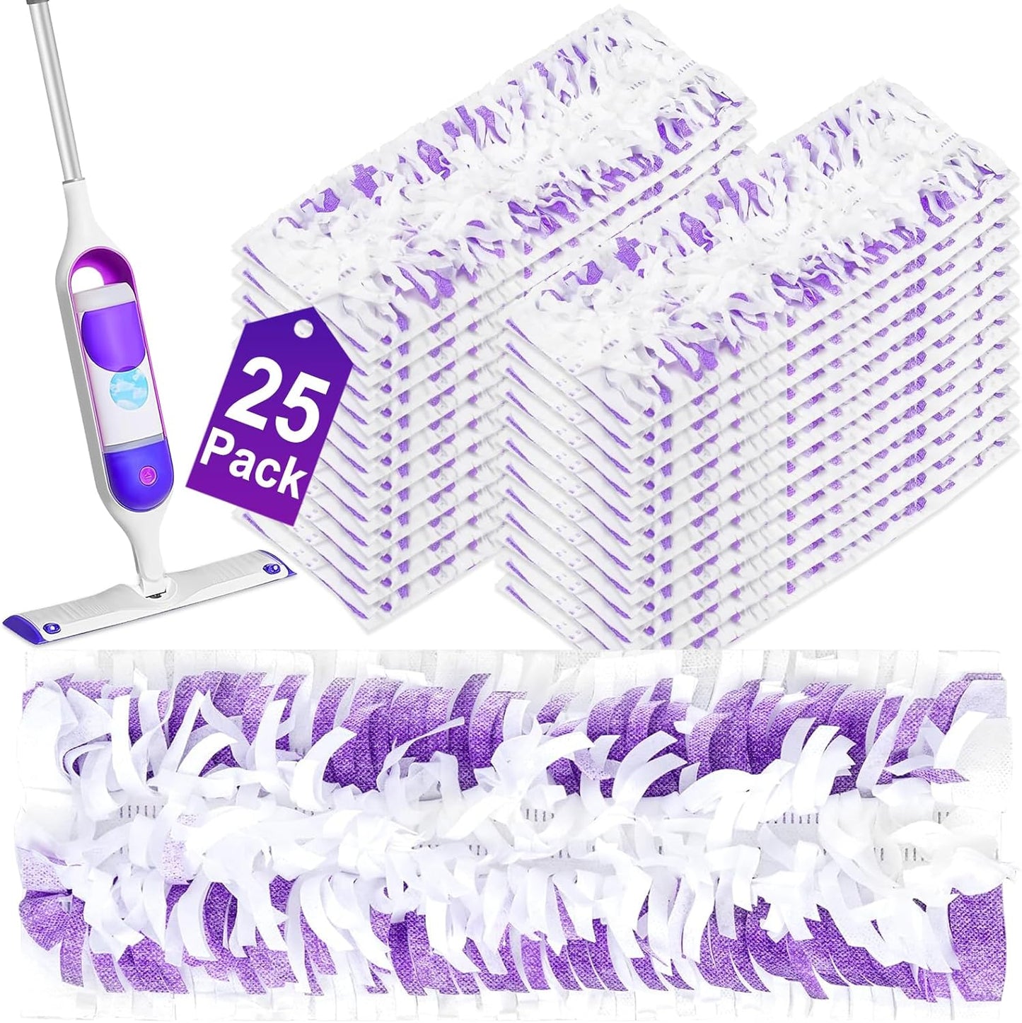 Effortless Cleaning: 25PCS Swiffer Power Mop Refills