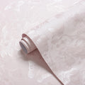 Pink Floral Embossed Peel and Stick Wallpaper - Removable Textured