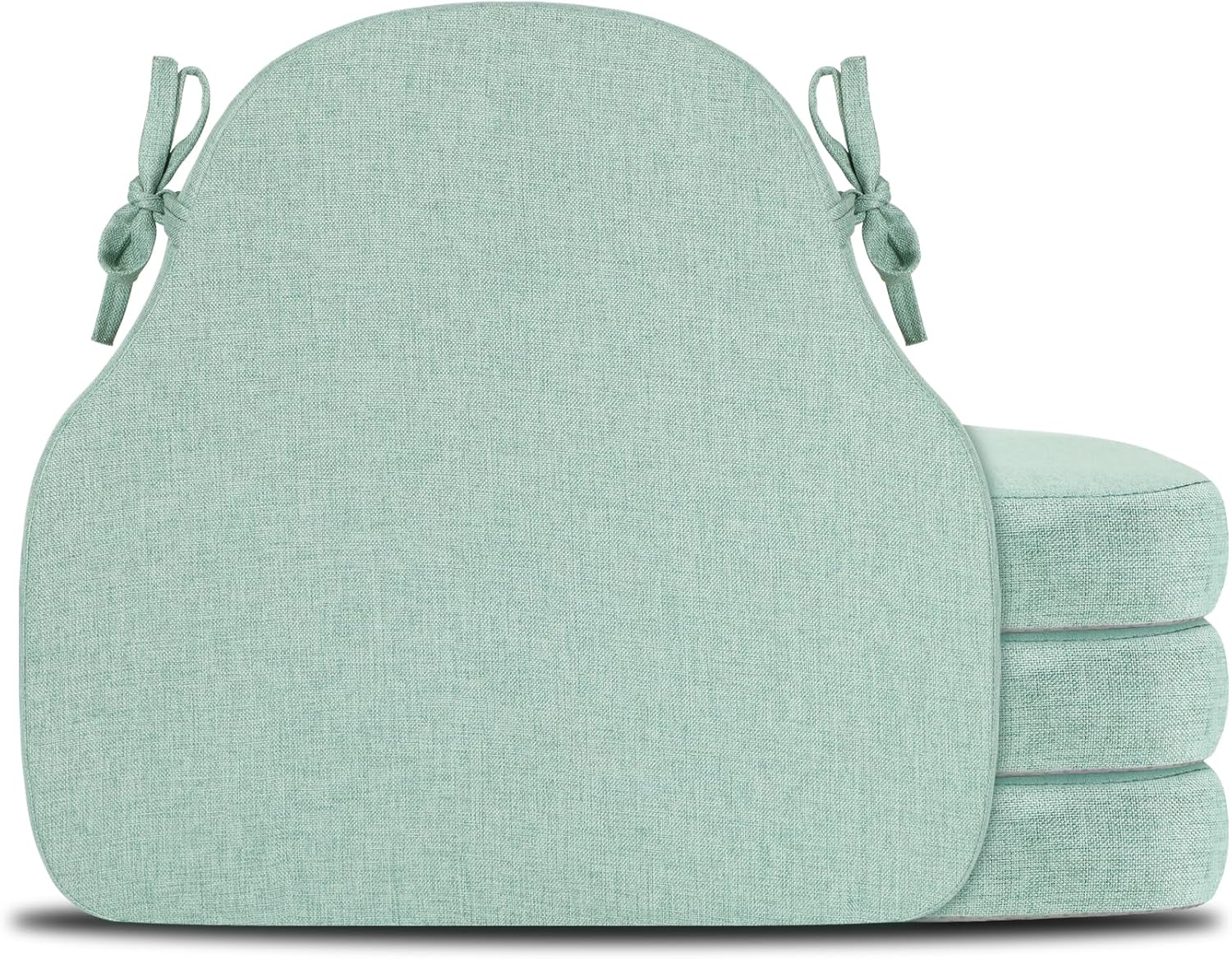 Green Winsor Chair Cushions Set of 4 for Dining Comfort