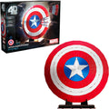 4D Build Captain America Shield 3D Model Kit - Display Ready