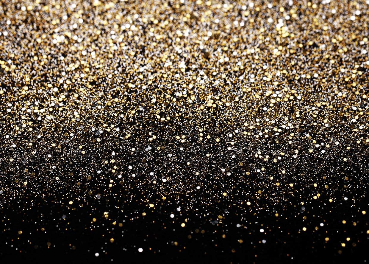 SJOLOON Black and Gold Backdrop for Stunning Photography Events