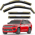 In-Channel Rain Guards for Jeep Grand Cherokee 2022-2025 - 4 pcs