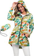 Lightweight Women's Hooded Raincoat by Avoogue for Windy Days