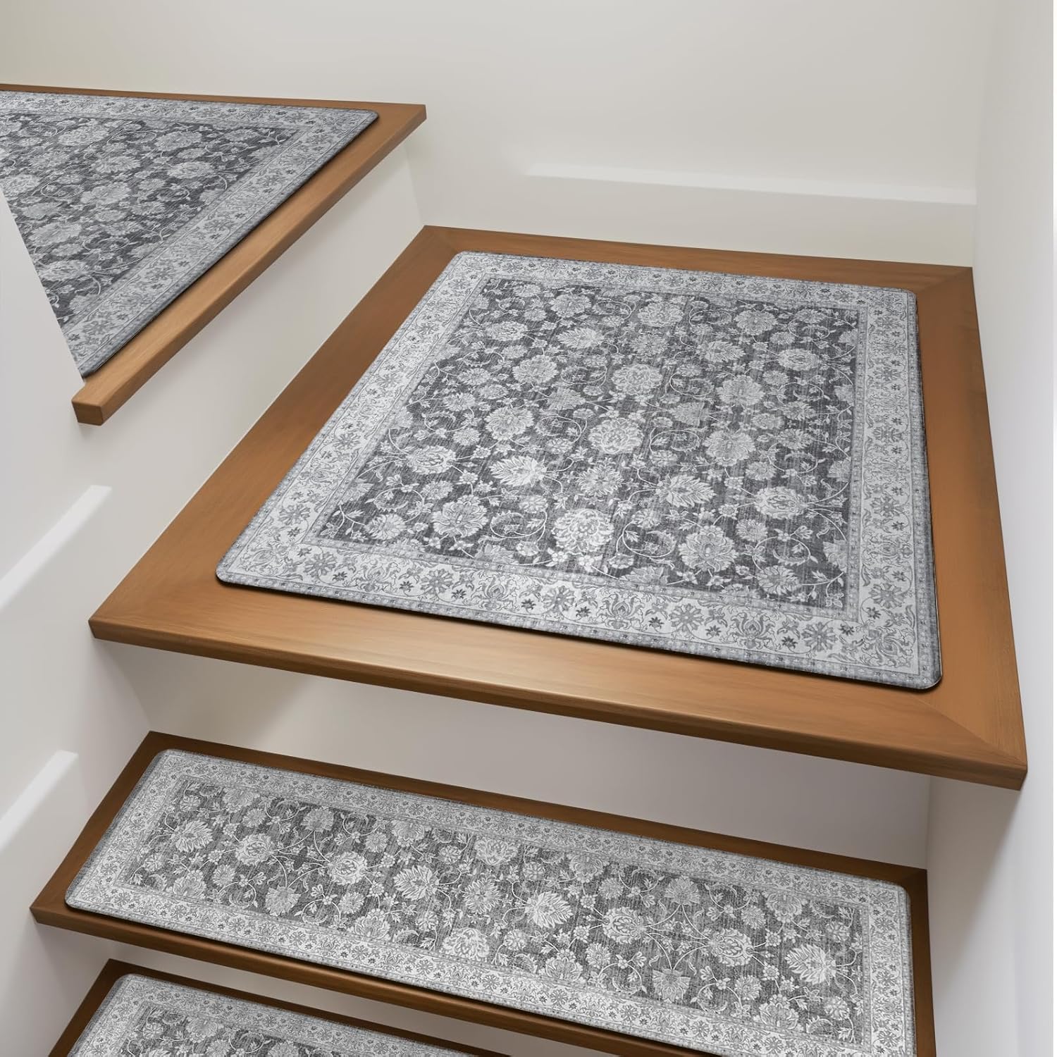Non-Slip Stair Treads for Wooden Steps - Safe and Stylish