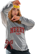 Embroidered Bow Sweatshirt - Trendy & Fancy! #GiveSmiles