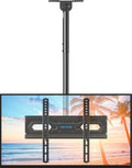 360 Swivel Ceiling TV Mount - Height Adjustable, Max 110 Lbs, VESA 400x400mm