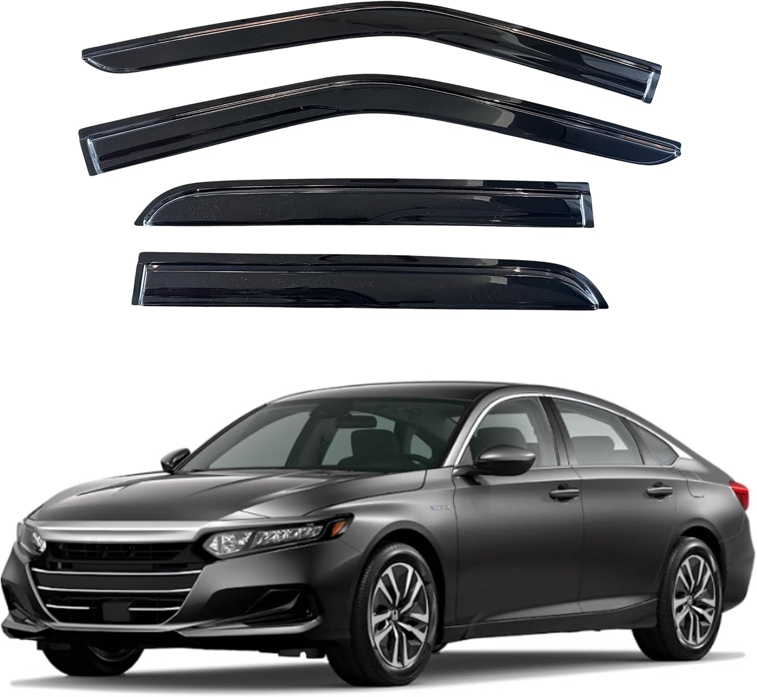 KPY Window Visor Rain Guard for Honda Accord Sedan 2018-2023