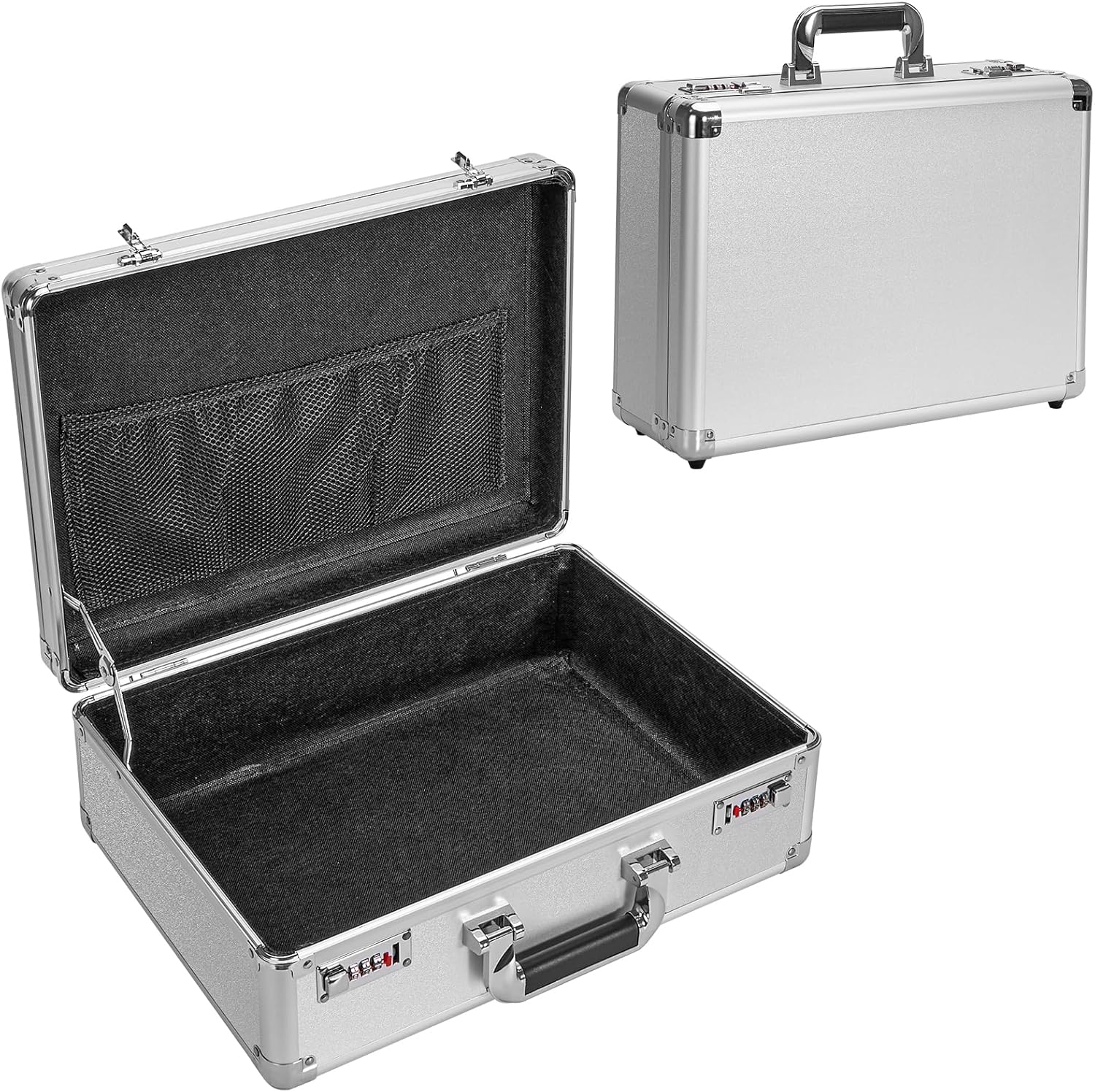 File Organizer Storage Box with Dual Combination Locks for Security