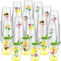 16oz Hawaii Plastic Cups 200 Pack - Tropical Luau Party Cups