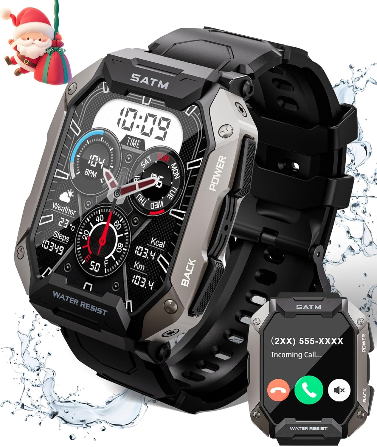 Ultimate Sports Smartwatch: Make Calls, 100+ Modes