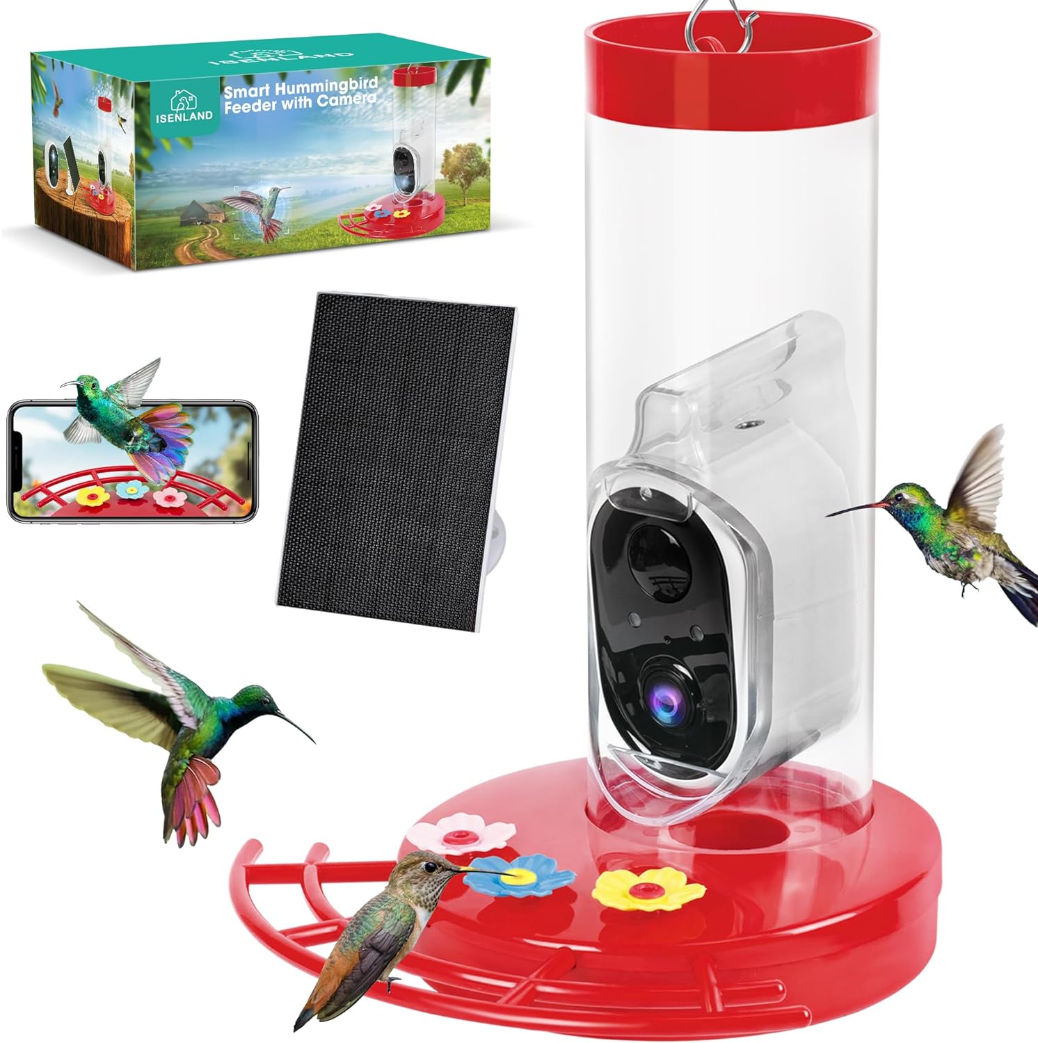 AI Smart Hummingbird Feeder with HD Camera