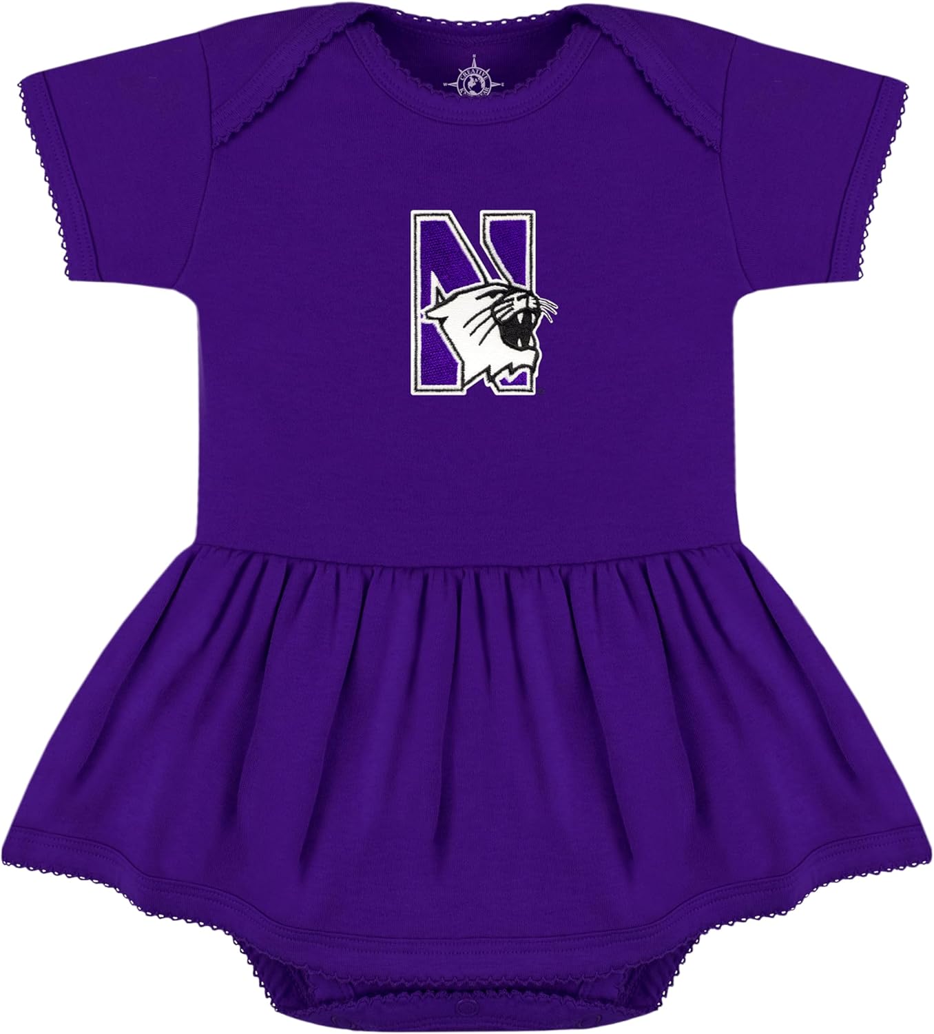 Creative Knitwear College Baby Picot Bodysuit Dress for Girls