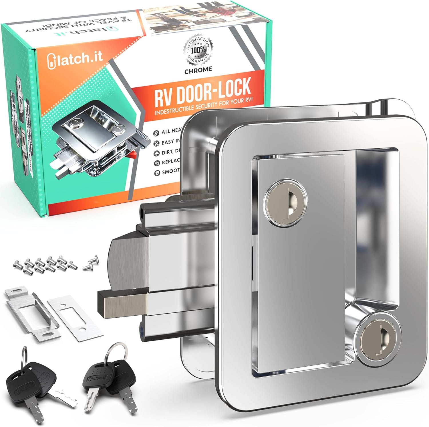 Premium RV Door Lock Replacement for Travel Trailers and Campers