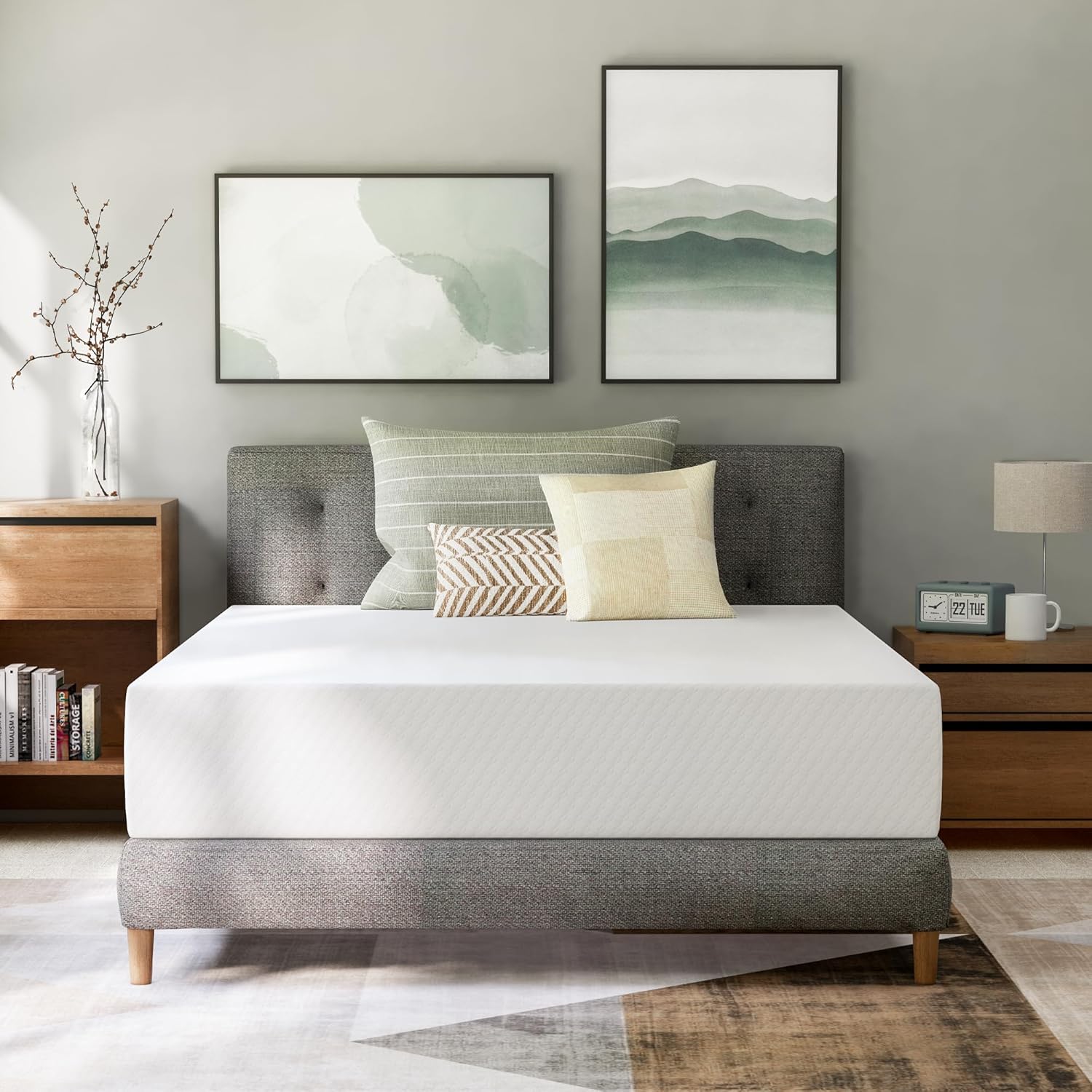 GAESTE 12 Inch Full Cooling Gel Memory Foam Mattress for Sleep