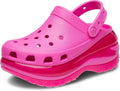 Crocs Mega Crush Clogs for Women White Platform - Breathable Comfort