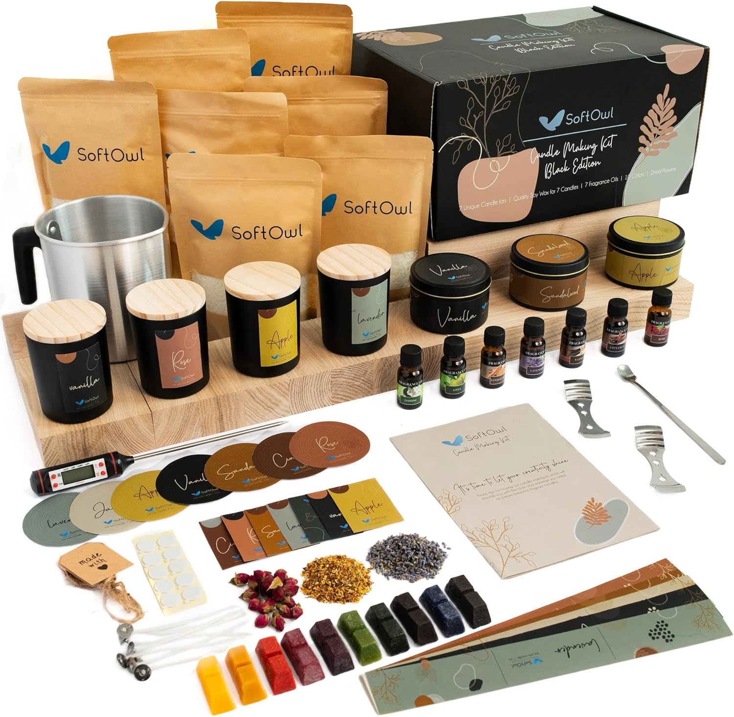 Premium Soy Candle Making Kit - Create Beautiful Candles