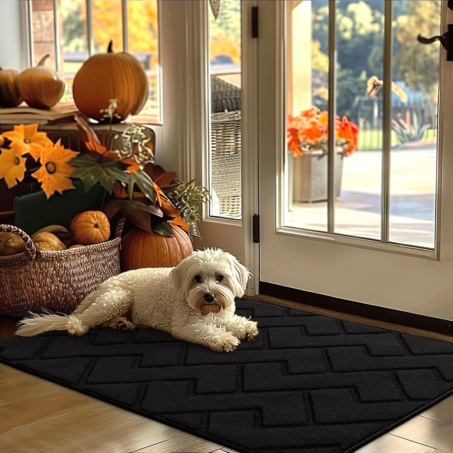 Durable Non Slip Indoor Door Mat for Entryway and Outdoor Use