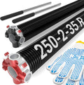 Garage Door Spring 0.250 x 2 x 35 (Pair) - Heavy-Duty 18000 Cycles