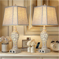 28.5ft Table Lamps Set of 2 - Bedside Lamps with USB and Nightlight