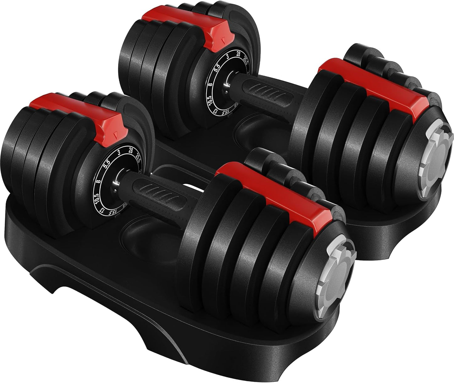 Yaheetech Adjustable Dumbbell Set for Home Gym Strength Training