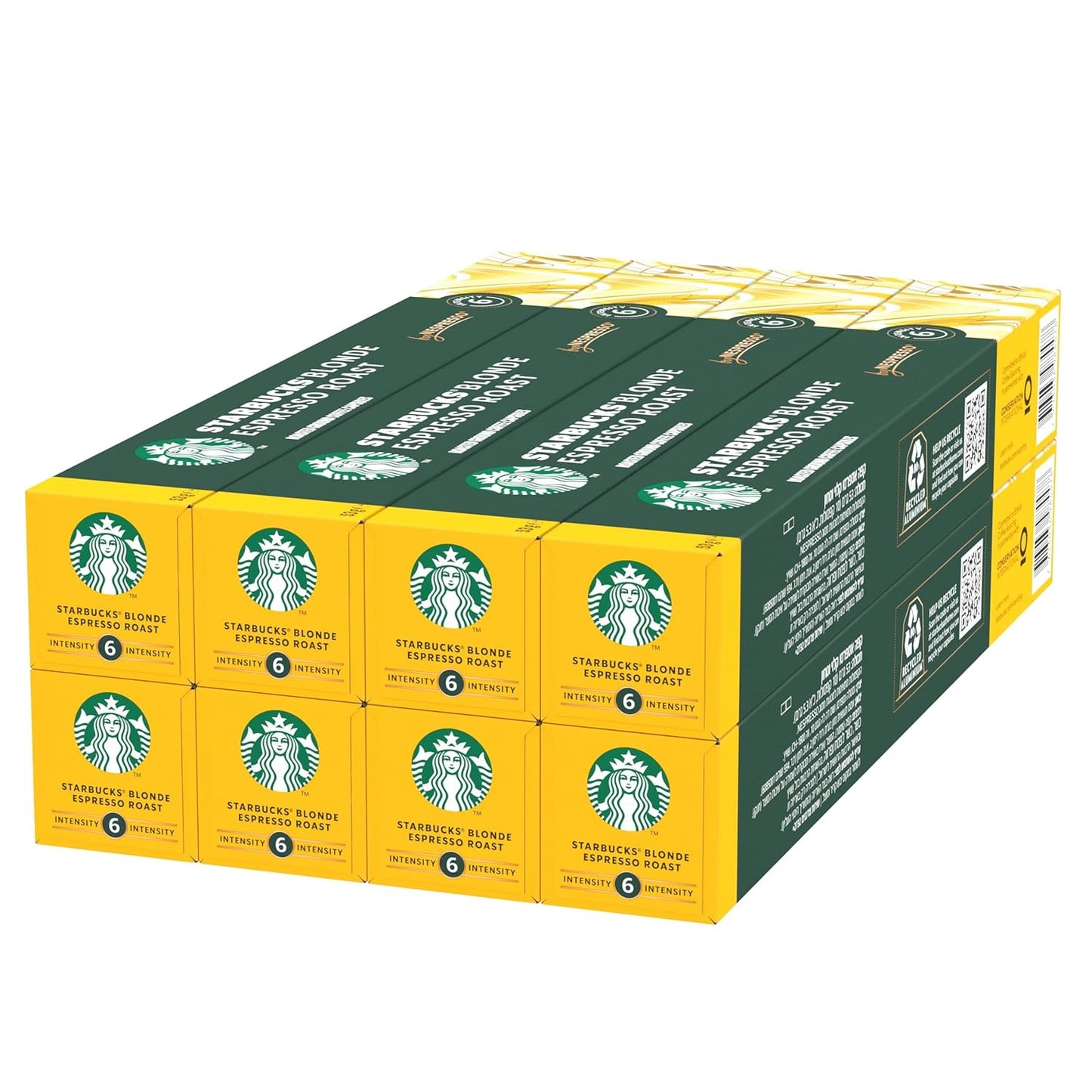 80 Starbucks Blonde Roast Pods - Nespresso Compatible