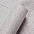 Grasscloth Peel and Stick Wallpaper 20.9in x 393in Light Gray Purple