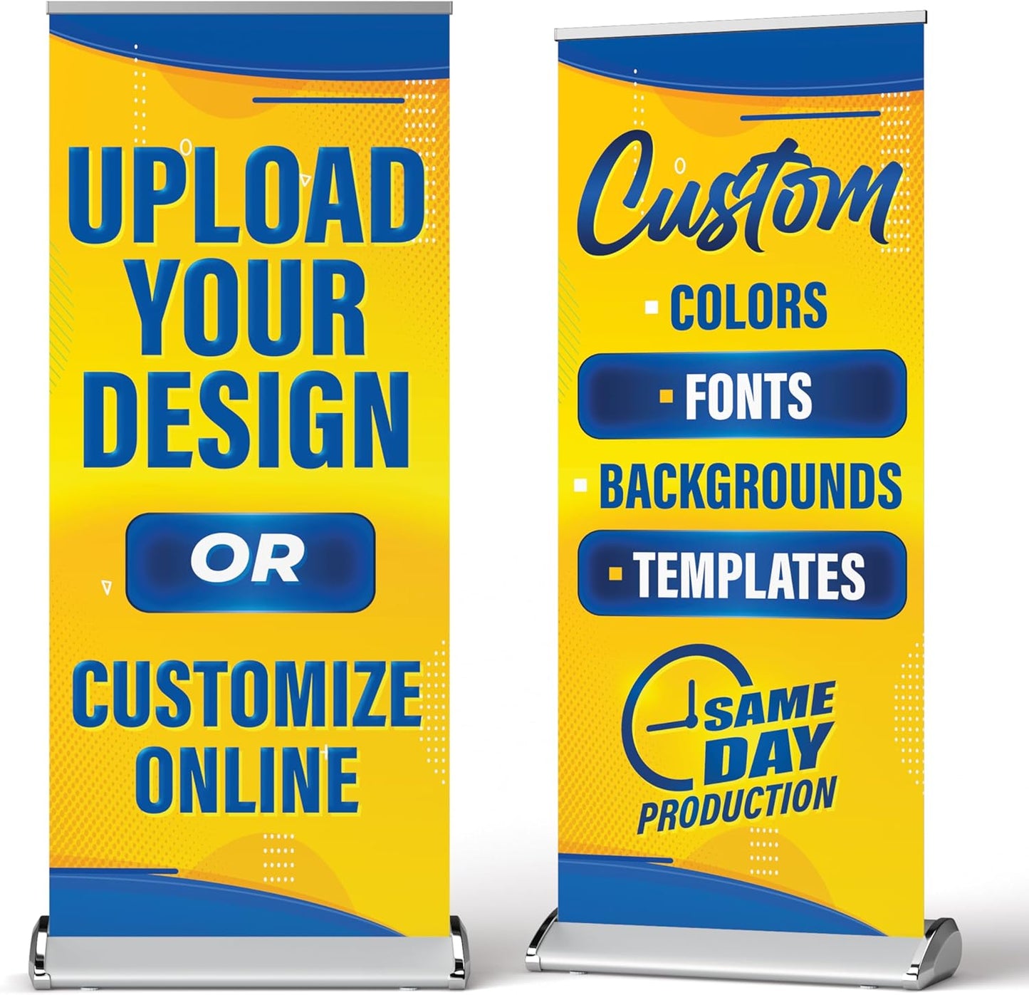 Custom Retractable Banner - 33x81 in Portable Advertising Solution