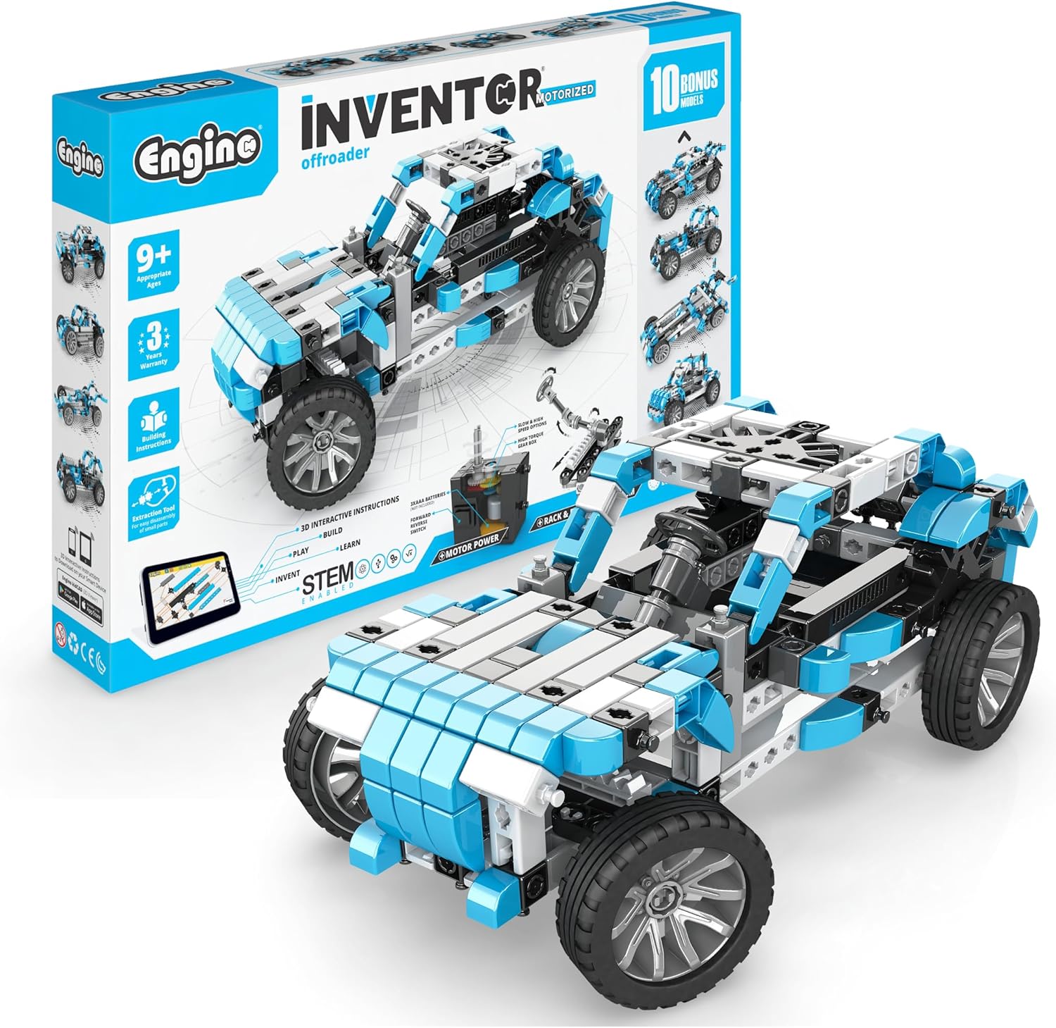 Motorized Offroader STEM Toy Kit by Engino