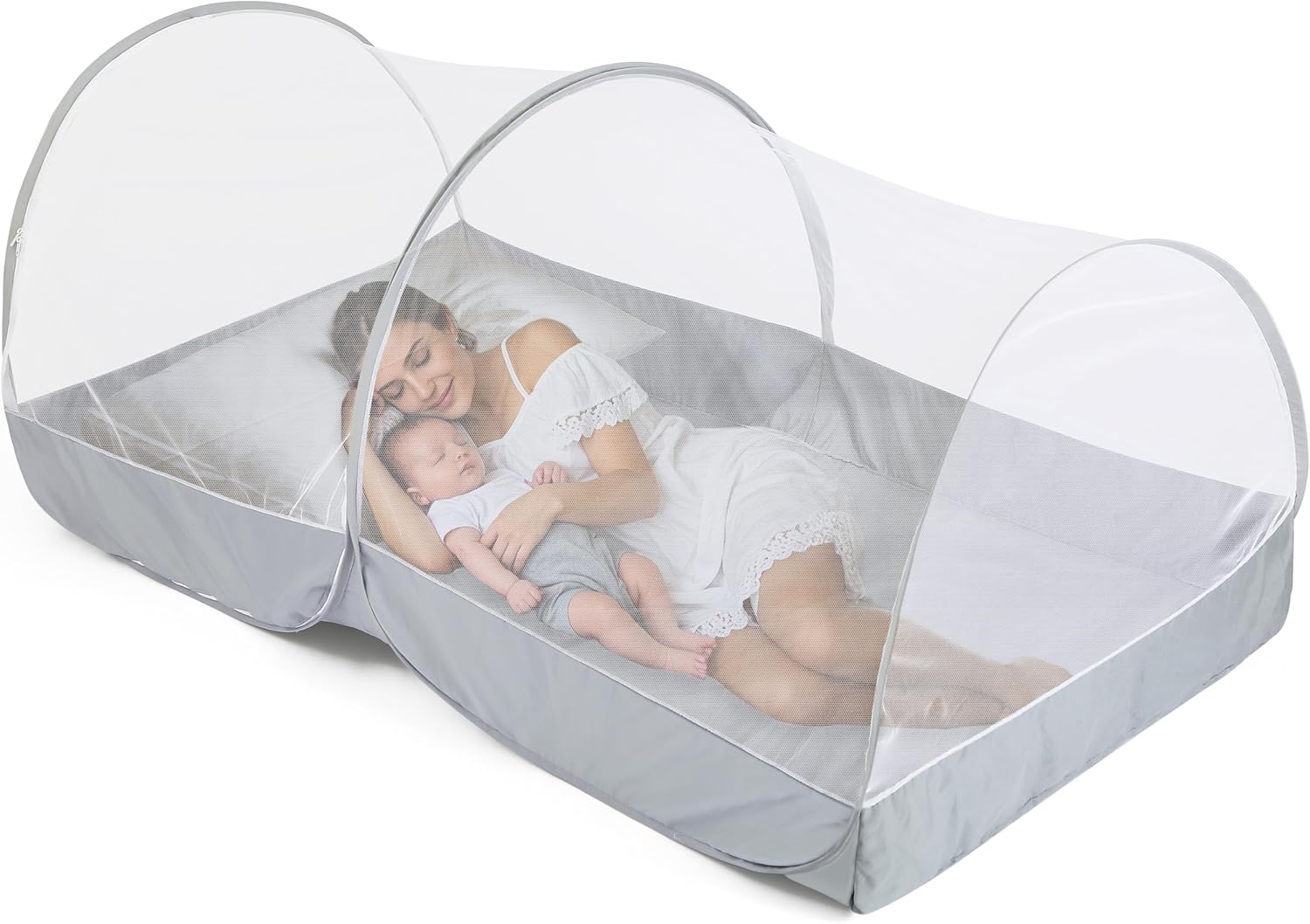 Pop Up Mosquito Net for Bed - Portable Tent for Travel